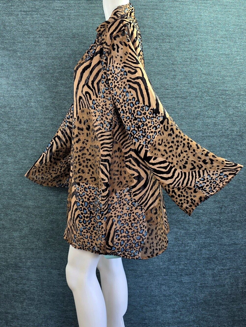 Nasty Gal Mixed Animal Devore Print Mini Tunic Dress - Picture 11 of 15